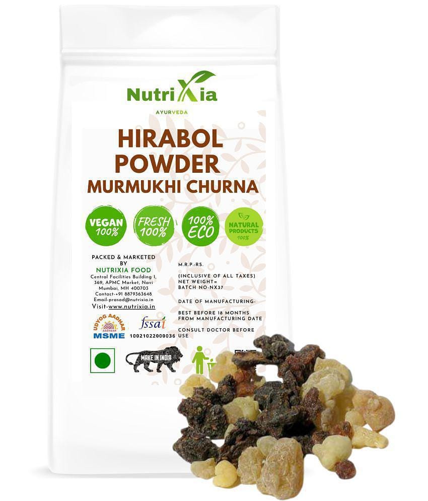 Nutrixia Food  Hirabol Powder - Murmukhi Churna- Mur Makki - Commiphora Myrrha Nees Powder 100 gm