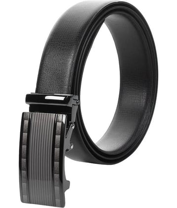 Zacharias - Black Leather Men's Reversible Belt ( Pack of 1 )
