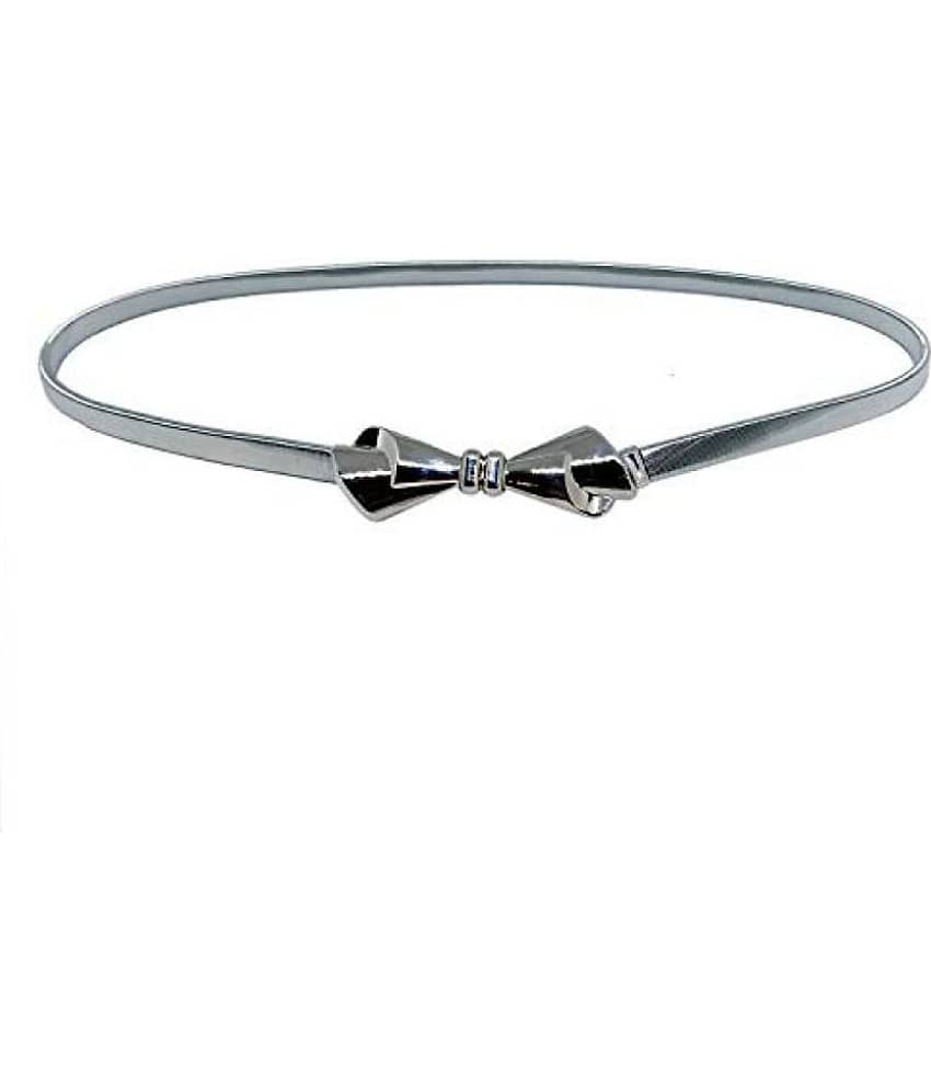 Romp Fashion Silver Stretchable Waist Chain Belt for Girls and Women…