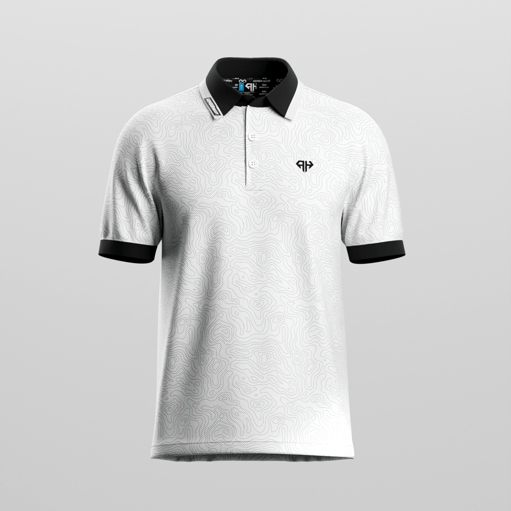 AH White Adventure Classic Polo