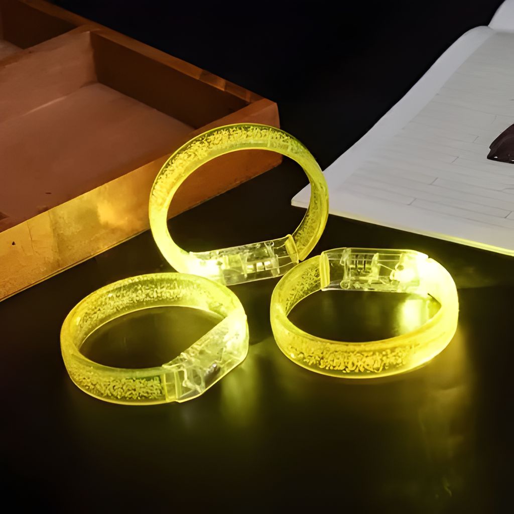 LED Wrist Band Yellow Color-1PC - Watch Strap Band | Buy online on ZillyBuy