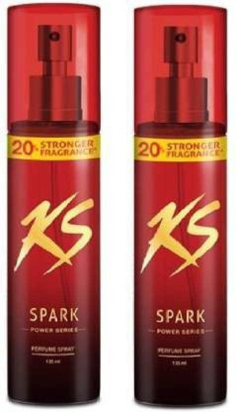 KAMA SUTRA Spark Power Series Body Spray - For Men & Women (270 ml, Pack of 2)