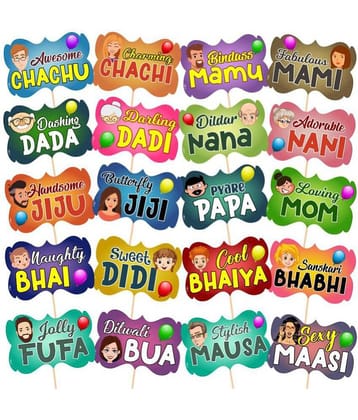 Zyozi 20 Pcs Baby Shower Props for Photoshoot