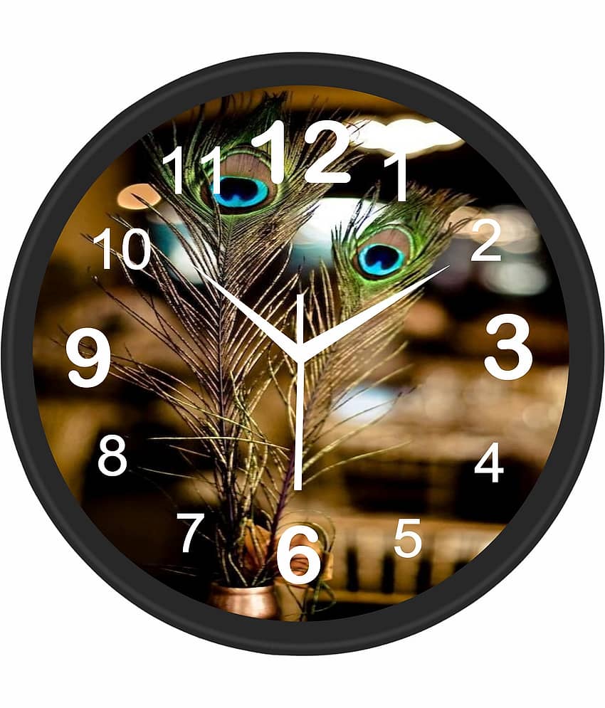 Trendy Homes Circular Analog Wall Clock
