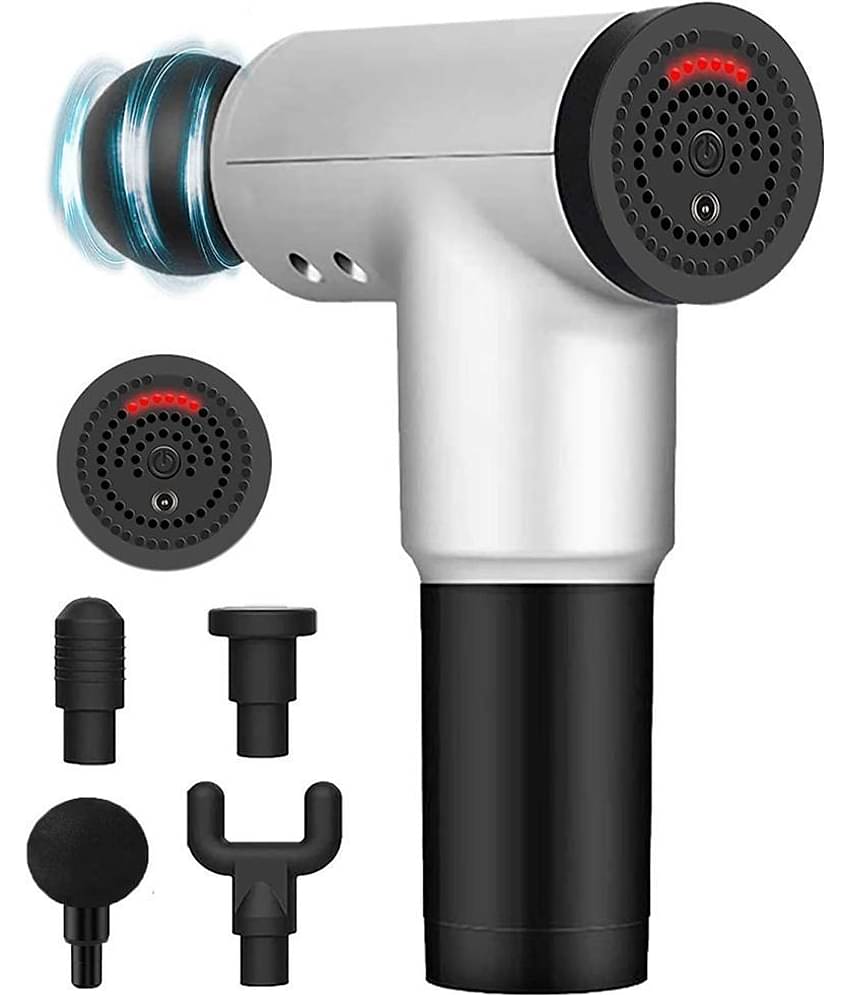 Gun Massager Machine for Full Body Pain Relief With 6 Speed Settings And 5 Heads Attachment
