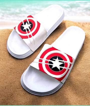KAPANI White Men's Slide Flip flop