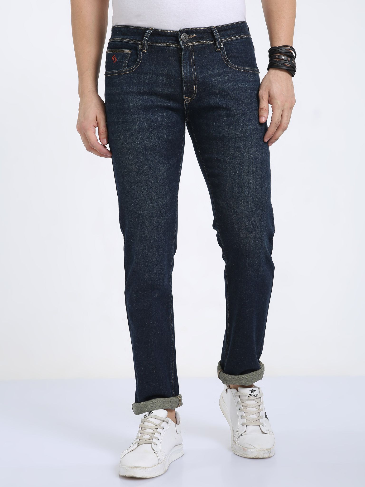 Classic Polo Men's Slim Fit Cotton Denim | CPDO2-29 NVY-SF-LY