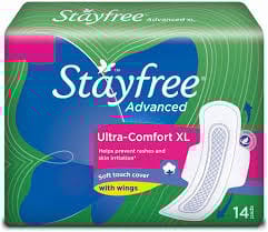 STAYFREE ADVANCE XL 14 PADS