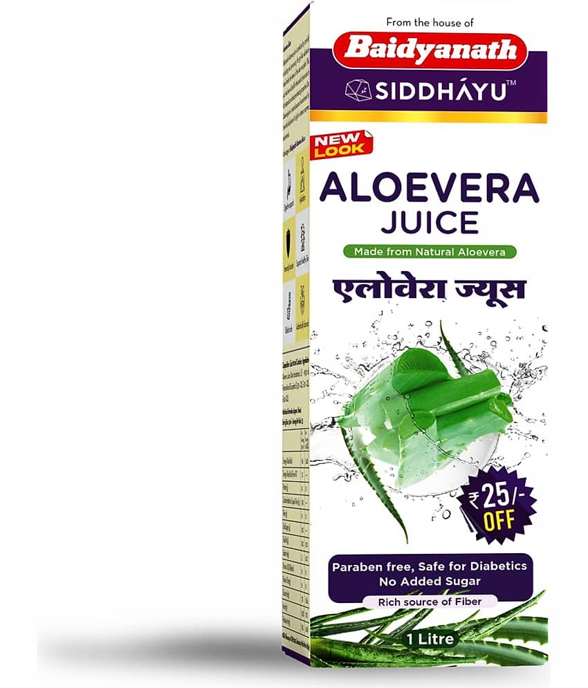Baidyanath Aloe Vera Juice with Pulp 1L  (Pack Of 1)
