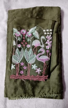 Green Lightweight Sarees