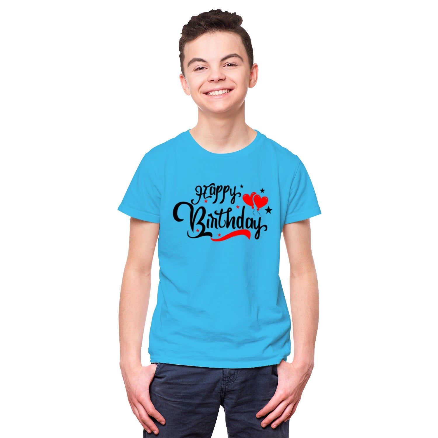 Happy Birthday Written - T-Shirt for Happy Birthday-1-2 YEARS