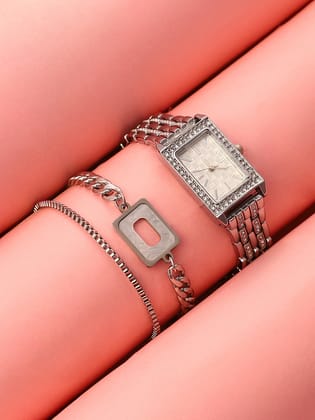 The-Chérie-Rectangular-Watch-With-Bracelet-Combo-Watch Combos