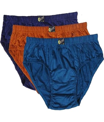 VEE SAA Pack of 3 Cotton Briefs For Women ( Multicolor )