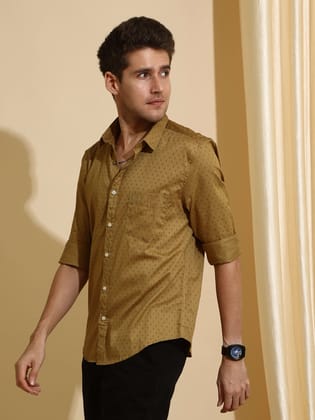 RC Green casual full sleeves shirt-S