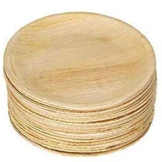 Paaku Mattai Plates - Sugarcane Plates - Pack of 10