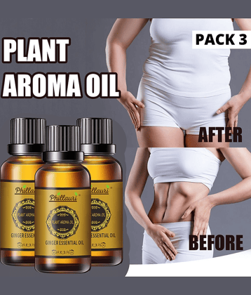 Phillauri Belly fat burner, Fat Cutter, Weight Loss, Fat Burner Oil Shaping & Firming Oil 90 mL Pack of 3
