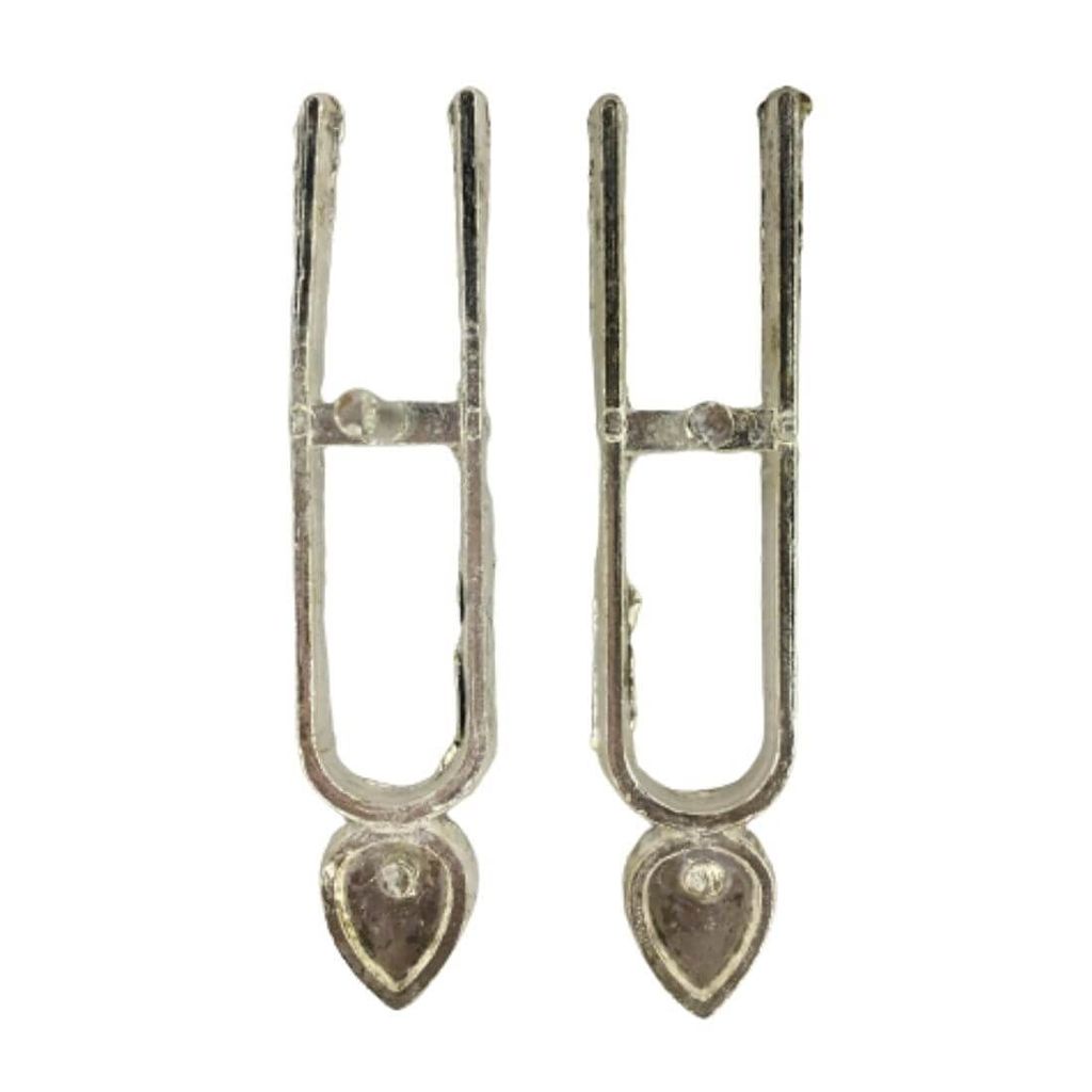 MAYAPURI Tilak Mold/Tilok Kathi (U Shape) Tilak/Tika Stamp Silver, Metal (Pack of 2) - Pooja Needs | Buy online on ZillyBuy