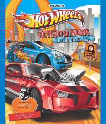 Hot Wheels Activity Book with Stickers