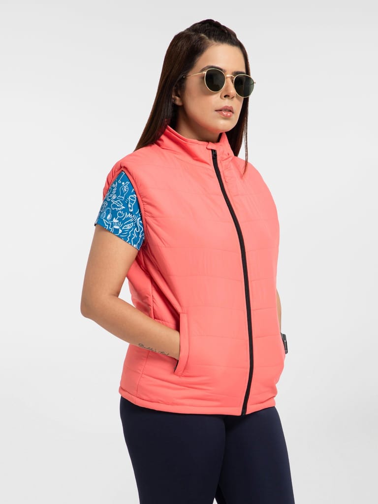 AH Women Half Jacket Sport Pink