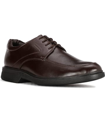 Bata Brown Men's Derby Formal Shoes