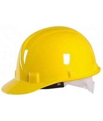 Kaku Fancy Dresses Safety Helmet Yellow Soft Plastic Construction Hats Accessory for Kids Building Construction toy Themed Party Favors Toys - Pack of 2