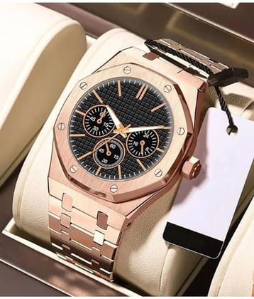 Trex Rose Gold Stainless Steel Analog Mens Watch