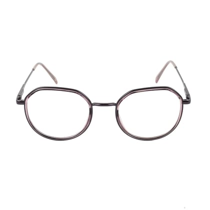 TERRY & CO Zero Power Blue Cut Eyeglasses | Metal Frame | Medium Size | Anti-Reflective, UV Protection, Lightweight | Spring Hinges | Unisex