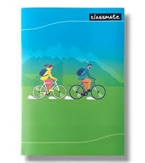 Classmate 24.0 cm x 18.0 cm Single Line Interleaf Soft Cover Notebook 172 PAGE