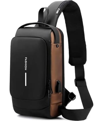 QitmirMKT Waterproof Polyester Slim Unisex Crossbody Sling Bag (Mix Color) 8 L Hiking Bag