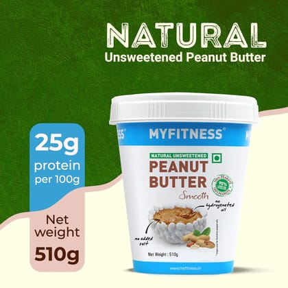 MYFITNESS Natural Peanut Butter: Smooth