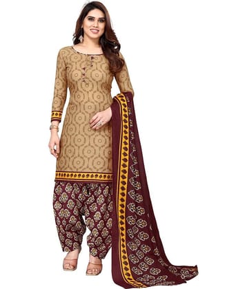 Rajnandini Unstitched Cotton Blend Printed Dress Material - Multicolor 18 ( Pack of 1 )