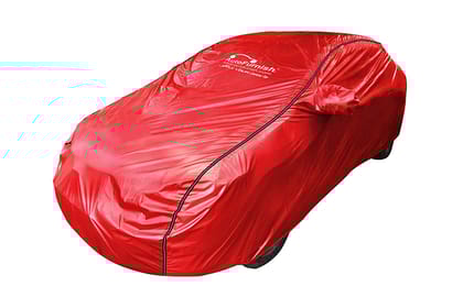Hyundai i20 2020 Waterproof Car Cover, All Weather Proof, Premium & Long Lasting Fabric with Side Mirror Pocket (ACHO Series)-Acho Red
