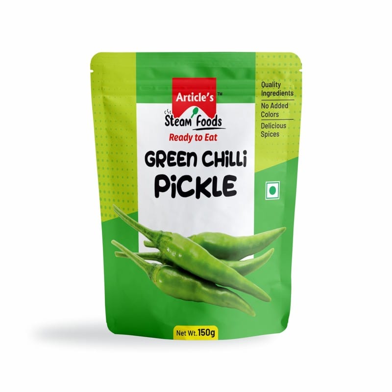 Article’s Green Chilli Pickle – Spicy Tangy Traditional Achar