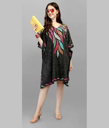 Silksutra Women's Satin Kaftan ( Multi Color )