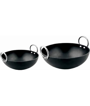 Veer - Iron Non coated Deep Kadhai 1750 ml