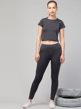 WUGO::Latest Stylish High GSM Women Active Wear/Plain Gym Tights/Solid Yoga Pant For Women's & Girls