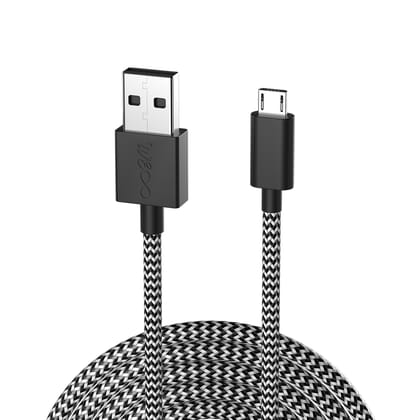 Walta Elite Real Plus Pro USB To Micro (V8) 1mtr Fast Charging Braided Cable Charge Upto 5 Amp