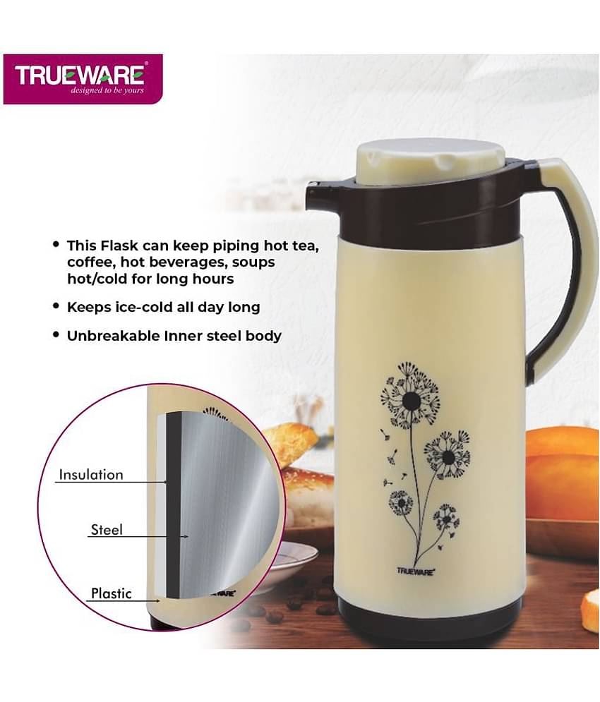 Trueware Ruff Tuff Brown Plastic Flask 1500 ml