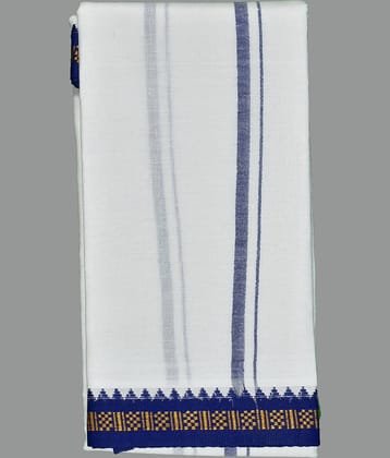 Shyam Handloom Pack of 1 Cotton Below 300 -GSM Bath Towel ( White )