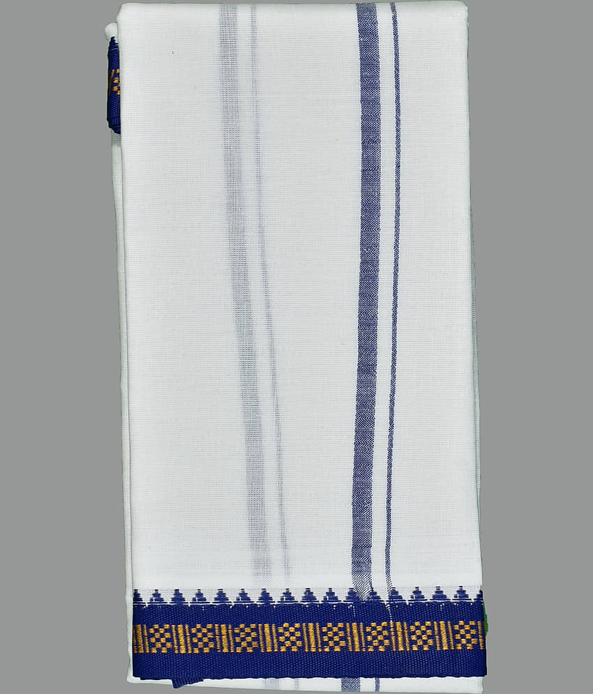 Shyam Handloom Pack of 1 Cotton Below 300 -GSM Bath Towel ( White )