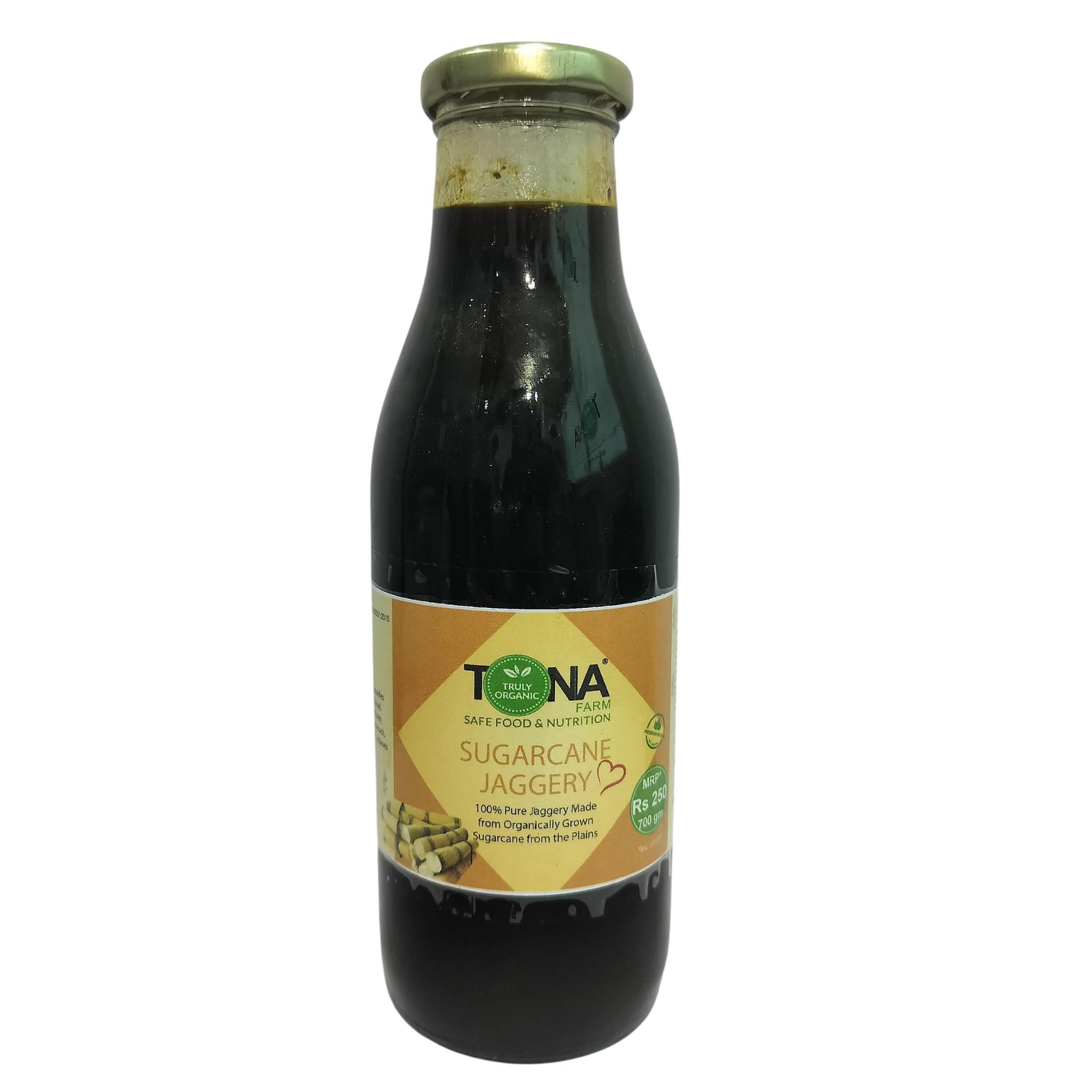 Tona Organic Sugarcane Liquid Jaggery, 700 gm