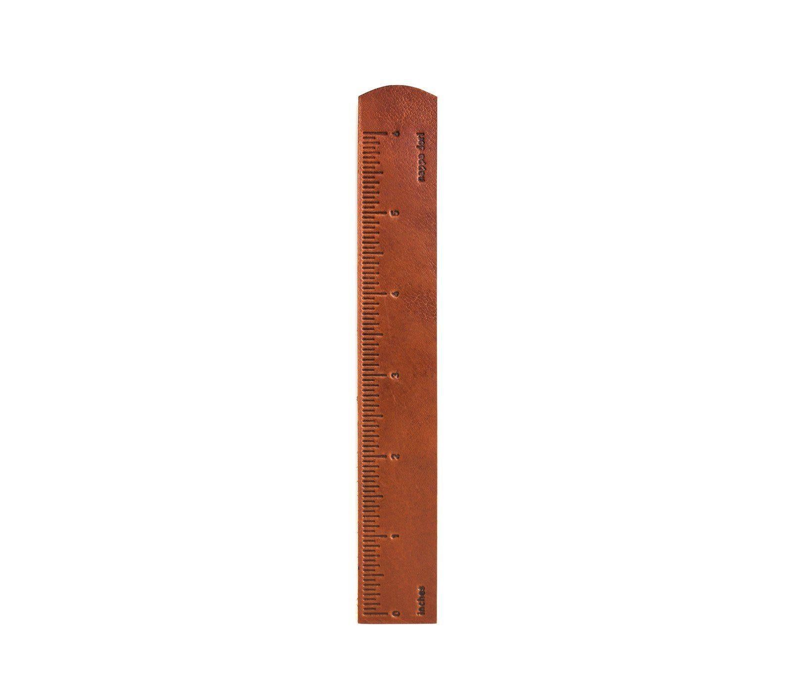 LEATHER RULER-INCH