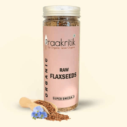Praakritik Organic Raw Flaxseeds 200g