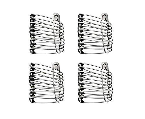 Nawani Good Quality Large Safety Pins for Girls and Women Set of 48 Pic, Size 5.5/1 cm
