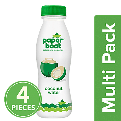 Paper Boat Coconut Water - Refreshing Flavour, Vital Electrolytes, 4x200 ml Multipack