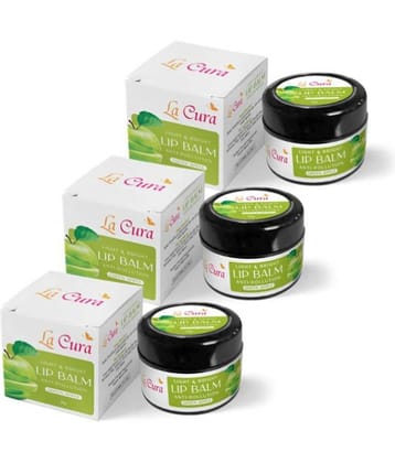 La Cura Herbal Light & Bright Anti Pollution Lip Balm | Pack of 3
