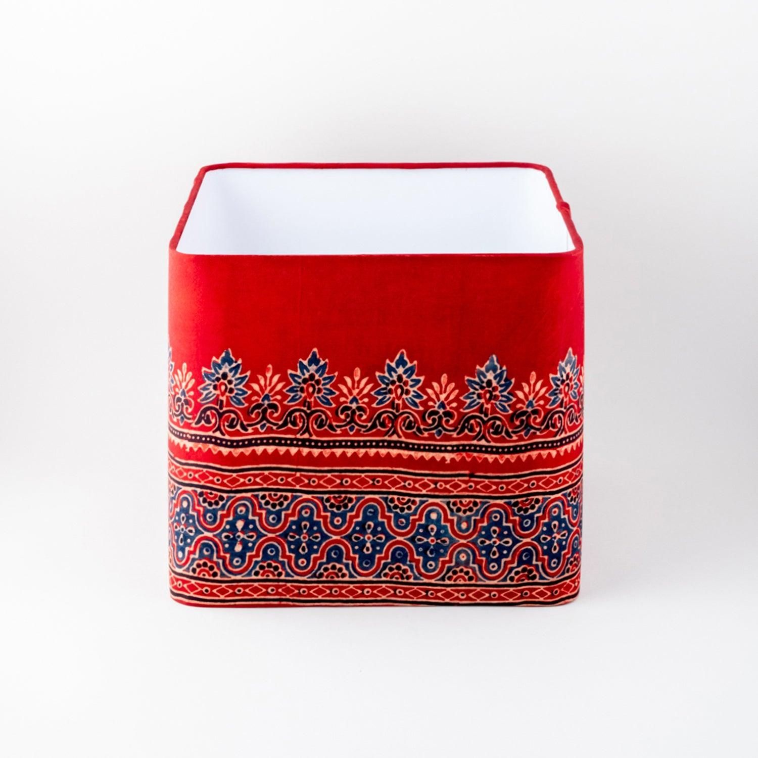 Ajrakh Printed Modal Silk Lampshade Pack of 1