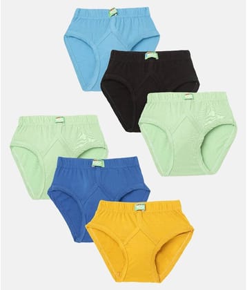 Lux Cozi Pack of 6 Boys Cotton Briefs ( Multicolor )