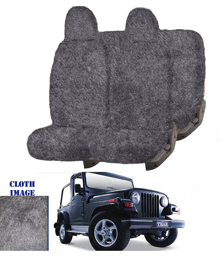 Mahindra Thar Grey 5 Seater Car Seat Cover