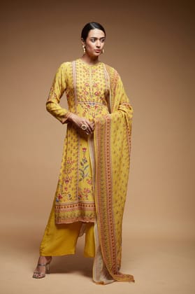 Mustard color Suit Set-S